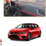 Seat Leon 2013-2020 Modele Özel Torpido Koruma Örtüsü - Bej Kenar