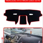 Mercedes Vito W639 2003-2014 Torpido Koruma Halısı - Kırmızı Kenar