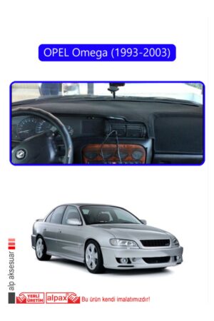 Opel Omega (1993-2003) Torpido Koruma Halısı - Mavi Kenar