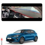 Kia Rio 2021+ Torpido Koruma Halısı - Siyah Kenar
