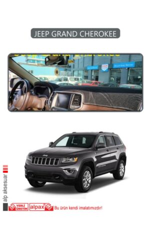 Jeep Grand Cherokee Torpido Koruma Halısı - Gri Kenar