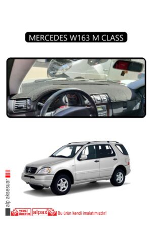 Mercedes W163 M Class Torpido Koruma Halısı - Siyah Kenar