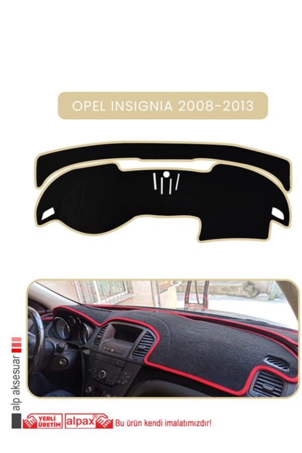 Opel Insignia (2008-2013) Torpido Koruma Halısı - Bej Kenar