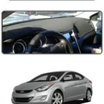 Hyundai Elantra 2011-2017 Torpido Koruma Halısı - Gri Kenar
