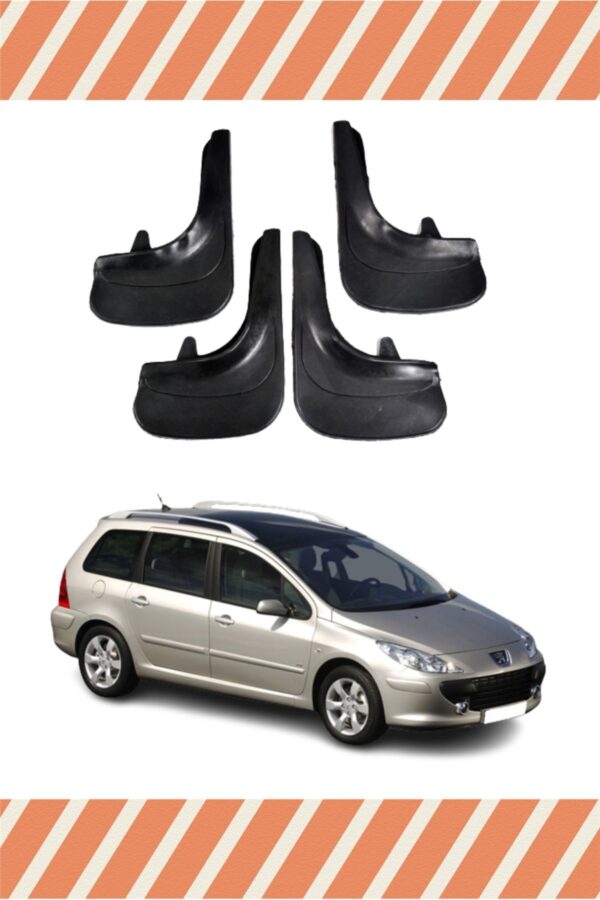 Peugeot 307 Stw tüm kasalar 4’lü tozluk çamurluk paçalık koruyucu