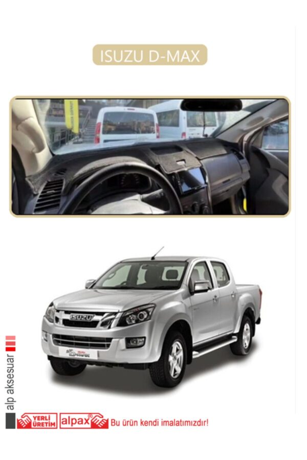 Isuzu D-Max Torpido Koruma Halısı - Bej Kenar