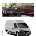 Peugeot Boxer 2017 - 2021 Torpido Koruma Halısı - Bej Kenar