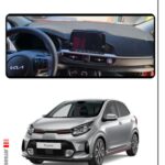 Kia Picanto 2020+ Torpido Koruma Halısı - Siyah Kenar