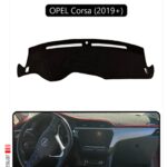 Opel Corsa (2019 + ) Torpido Koruma Halısı - Siyah Kenar