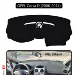 Opel Corsa D (2006-2014) Torpido Koruma Halısı - Siyah Kenar