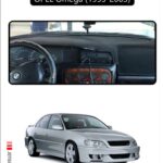 Opel Omega (1993-2003) Torpido Koruma Halısı - Siyah Kenar