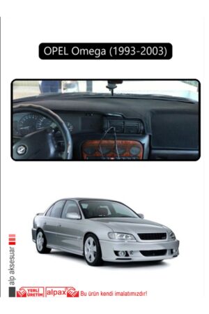 Opel Omega (1993-2003) Torpido Koruma Halısı - Siyah Kenar