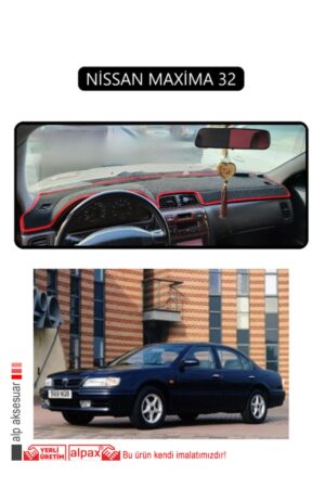 Nissan Maxima 32 Torpido Koruma Halısı - Siyah Kenar