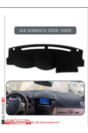 Kia Sorento 2006-2009 Torpido Koruma Halısı - Gri Kenar