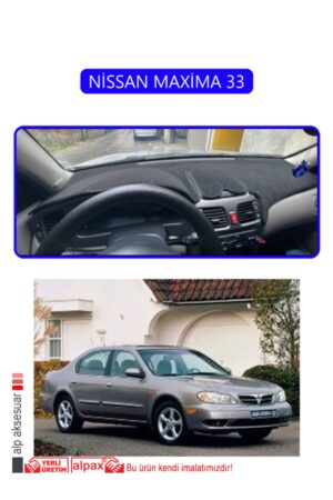 Nissan Maxima 33 Torpido Koruma Halısı - Mavi Kenar