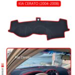 Kia Cerato 2004-2008 Torpido Koruma Halısı - Kırmızı Kenar