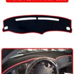 Hyundai Elantra 1997-2006 Torpido Koruma Halısı - Kırmızı Kenar