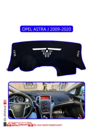 Opel Astra J (2009-2020) Torpido Koruma Halısı - Mavi Kenar