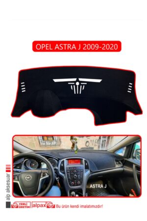 Opel Astra J (2009-2020) Torpido Koruma Halısı - Kırmızı Kenar