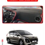 Peugeot 3008 (2008-2016) Torpido Koruma Halısı - Kırmızı Kenar
