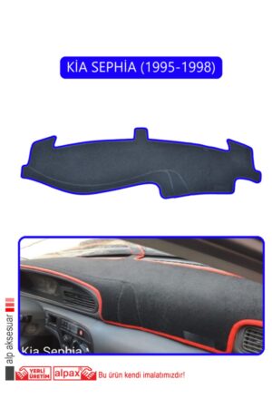 Kia Sephia 1995-1998 Torpido Koruma Halısı - Mavi Kenar