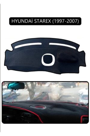 Hyundai Starex 1997-2007 Torpido Koruma Halısı - Siyah Kenar