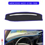 Mercedes W201 E190-190E Torpido Koruma Halısı - Mavi Kenar