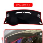 Opel Astra K Torpido Koruma Halısı - Kırmızı Kenar