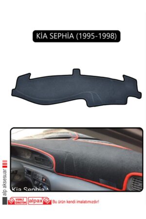 Kia Sephia 1995-1998 Torpido Koruma Halısı - Siyah Kenar