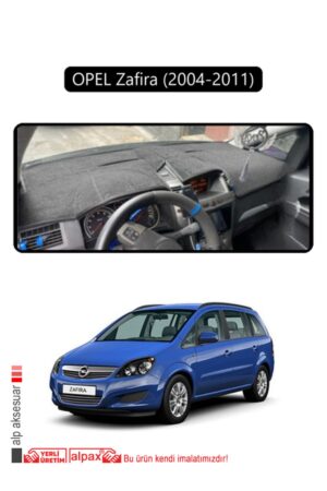 Opel Zafira (2004-2011) Torpido Koruma Halısı - Siyah Kenar