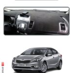Kia Cerato 2013-2019 Torpido Koruma Halısı - Gri Kenar