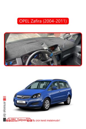 Opel Zafira (2004-2011) Torpido Koruma Halısı - Kırmızı Kenar