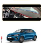 Kia Rio 2021+ Torpido Koruma Halısı - Bej Kenar