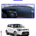 Kia Soul Torpido Koruma Halısı - Mavi Kenar