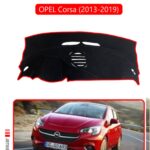 Opel Corsa (2013-2019) Torpido Koruma Halısı - Kırmızı Kenar