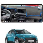 Hyundai Kona 2020-2022 Torpido Koruma Halısı - Siyah Kenar