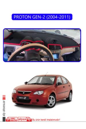 Proton Gen-2 (2004-2011) Torpido Koruma Halısı - Mavi Kenar