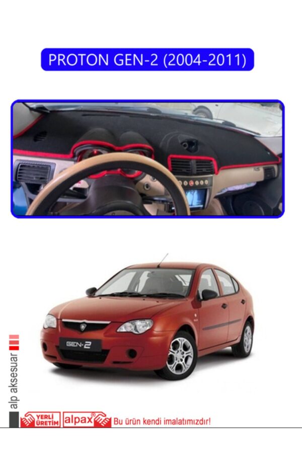 Proton Gen-2 (2004-2011) Torpido Koruma Halısı - Mavi Kenar