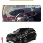 Peugeot 308 (2020+) Torpido Koruma Halısı - Bej Kenar