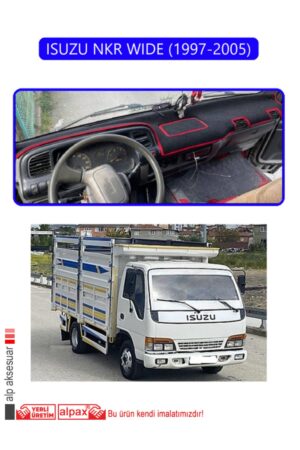Isuzu Nkr Wide 1997-2005 Torpido Koruma Halısı - Mavi Kenar