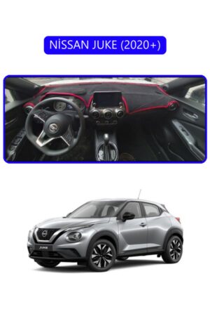 Nissan Juke 2020+ Torpido Koruma Halısı - Mavi Kenar