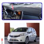 Nissan Note E12 2009+ Torpido Koruma Halısı - Mavi Kenar