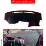 Kia Ceed 2006-2012 Torpido Koruma Halısı - Kırmızı Kenar