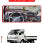 Kia Bongo 2004-2019 Torpido Koruma Halısı - Kırmızı Kenar