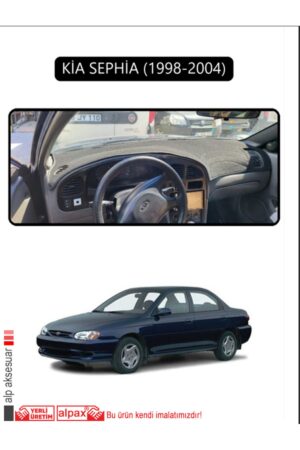 Kia Sephia 1998-2004 Torpido Koruma Halısı - Siyah Kenar