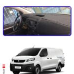 Peugeot Expert Traveller 2018+ Torpido Koruma Halısı - Mavi Kenar