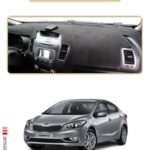 Kia Cerato 2013-2019 Torpido Koruma Halısı - Bej Kenar