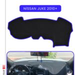 Nissan Juke 2010+ Torpido Koruma Halısı - Mavi Kenar