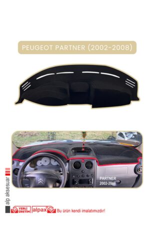 Peugeot Partner (2002-2008) Torpido Koruma Halısı - Bej Kenar