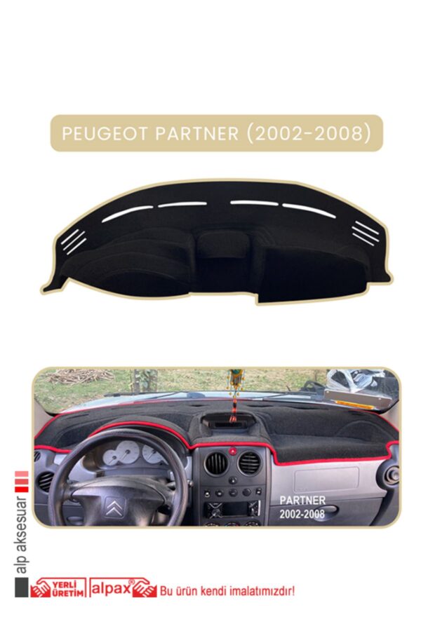 Peugeot Partner (2002-2008) Torpido Koruma Halısı - Bej Kenar